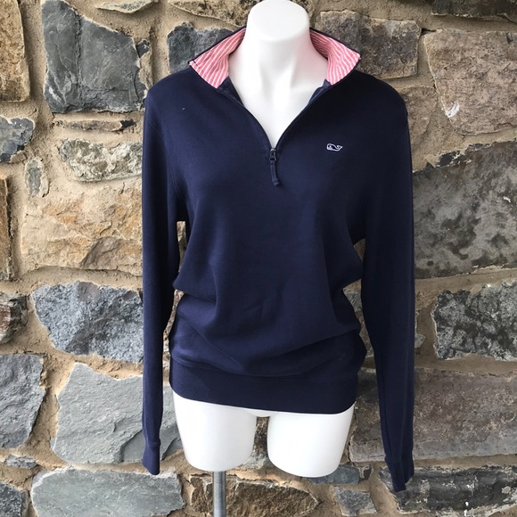 Vineyard Vines Sweaters - Vineyard Vines Pullover 3/4 zip size small